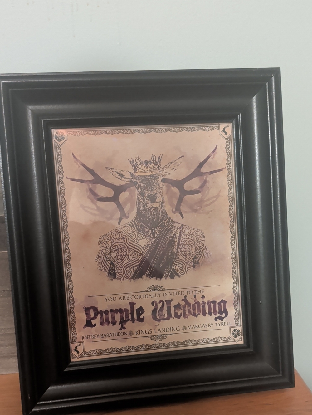 Game Of Thrones Purple Wedding Art Work